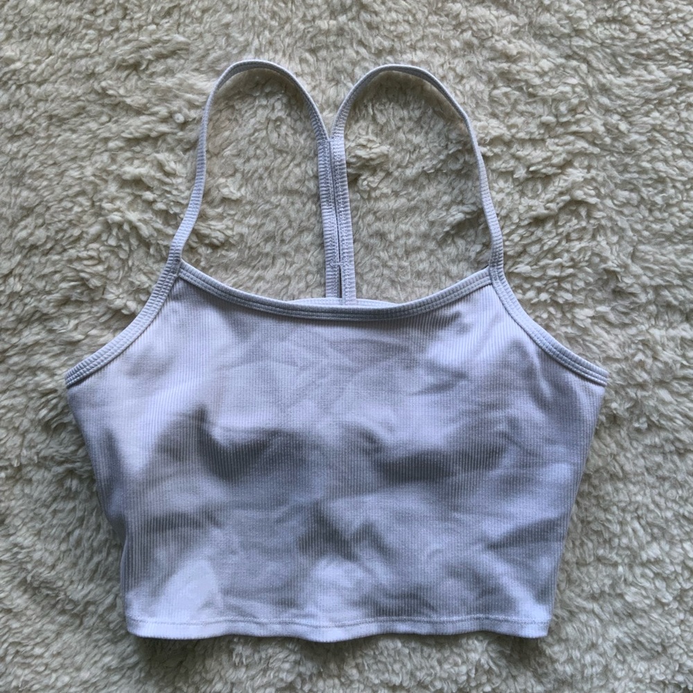 Alo White Tank Top XS